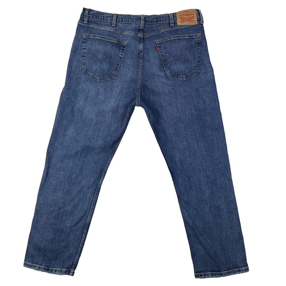 Levi's 505 Jeans 40 x 30 Medium Wash Classic Denim Work Wear Casual Streetwear